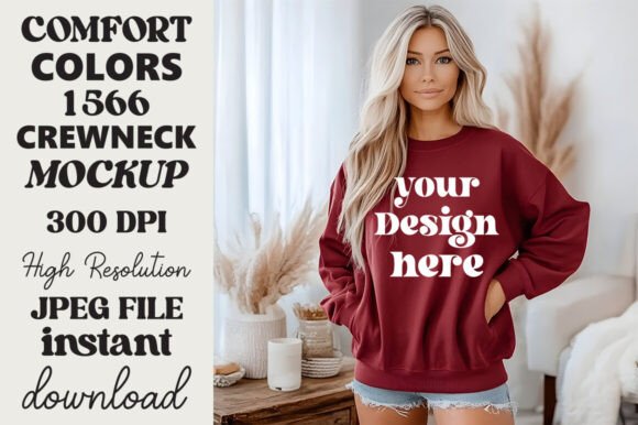 Comfort Colors 1566 Mockup Crimson 2 Review