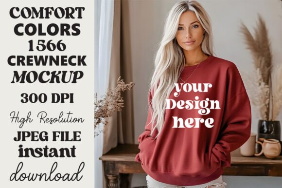 Comfort Colors 1566 Mockup Crimson 23 Review