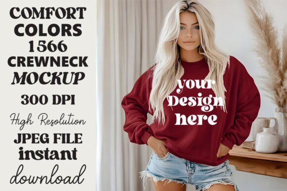 Comfort Colors 1566 Mockup Crimson 27 Review