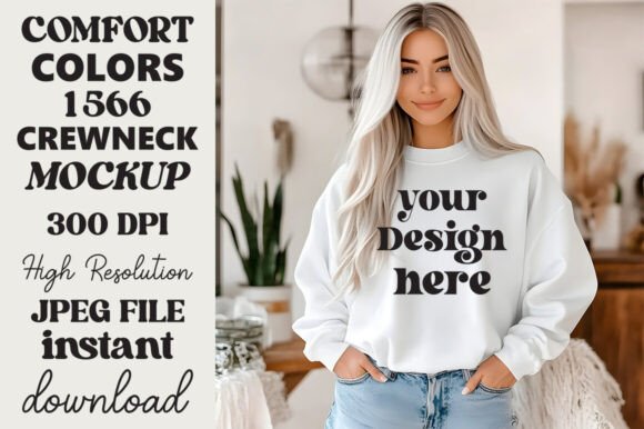 Comfort Colors 1566 Mockup White 22