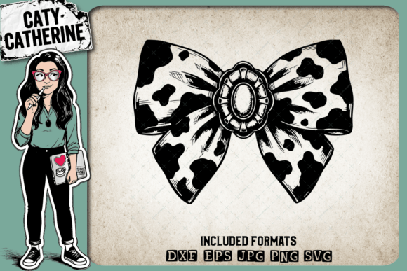 Cow Print Bow with Western Jewellery Review: A Bold Embroidery Design