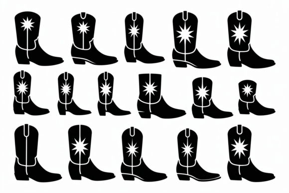 Cowboy Boots Silhouette SVG: A Western Embroidery Design Review