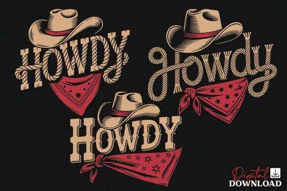 Cowboy Hat Howdy SVG Western Rodeo Design Review