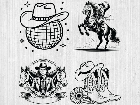 Cowboy Western SVG Bundle for Real Embroidery Projects