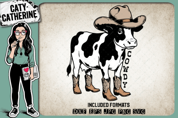 Cowdy: A Western-Inspired Embroidery Design for Real Projects