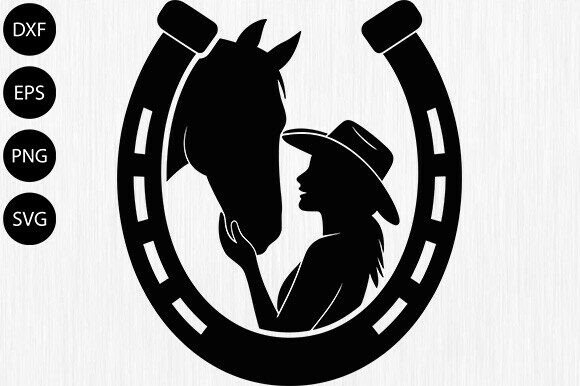 Cowgirl SVG for Real Embroidery Projects