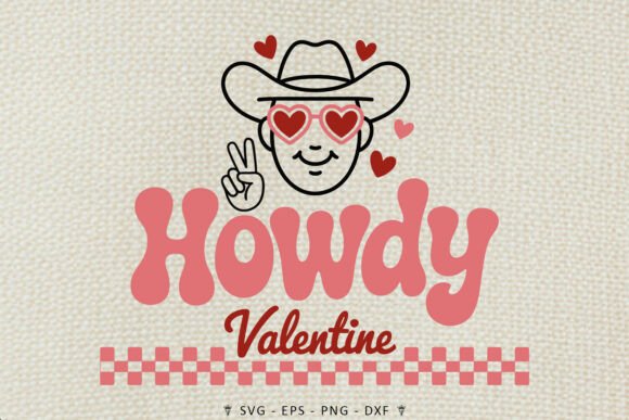 Howdy Valentine Cowboy SVG: A Heartfelt Western Embroidery Design