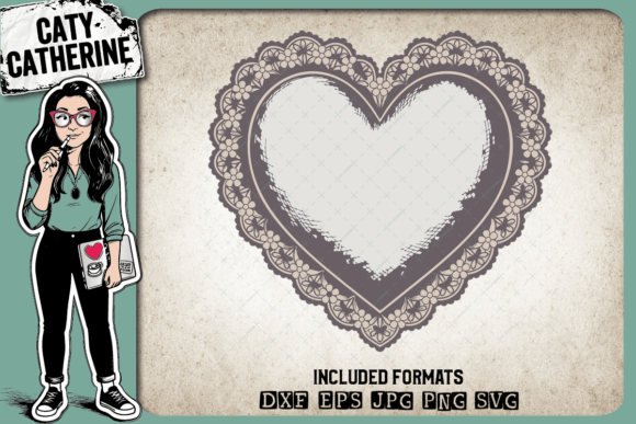 Lace Vintage Love Heart – Western SVG Review
