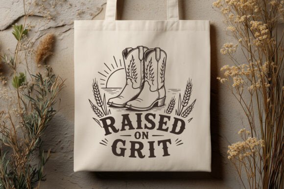 Raised on Grit SVG - Blue Collar Pride