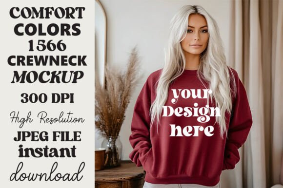 Review: Comfort Colors 1566 Mockup Crimson 21
