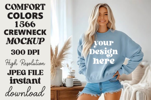 Reviewing Comfort Colors 1566 Mockup Chambray 11 for Embroidery