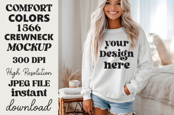 Reviewing Comfort Colors 1566 Mockup White 9 for Embroidery