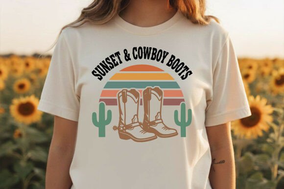 Sunset Ranch Vibes SVG Review: A Western Cowgirl Design for Real Projects